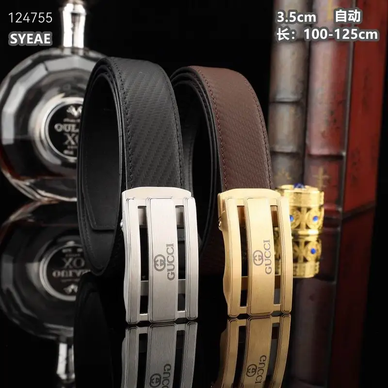 Gucci belt 35mmX100-125cm 8L23